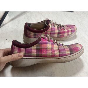 Dansko Women's Madras Shoes Sneakers Walking Plaid Multicolor Size 40 US 9.5/10
